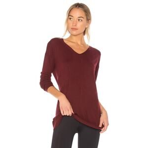 Revolve Vimmia Shavasana Reversible Burgundy Red Sweater Women's Size X-Small XS